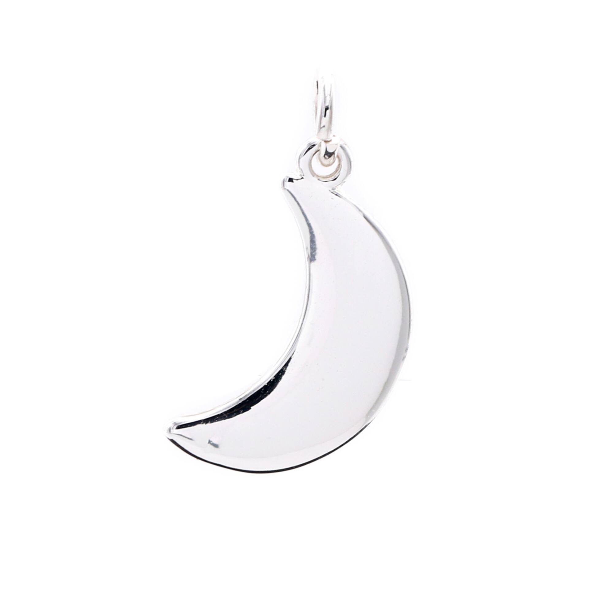 Charmalong™ Silver Plated Moon Charm by Bead Landing™